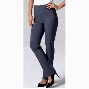 Franne Golde All Season Magic Pants Charcoal Gray‎ Size 8